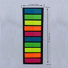 Fluorescent Sticky Memo Pads - Brighten Up Your Notes!