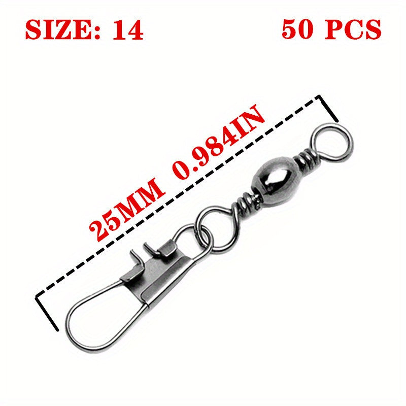 Metal Swivel Ring Buckle Fishing Line Connector