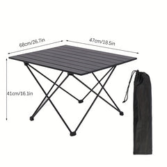 Portable Folding BBQ Table Aluminum Alloy Camping Outdoor Cooking
