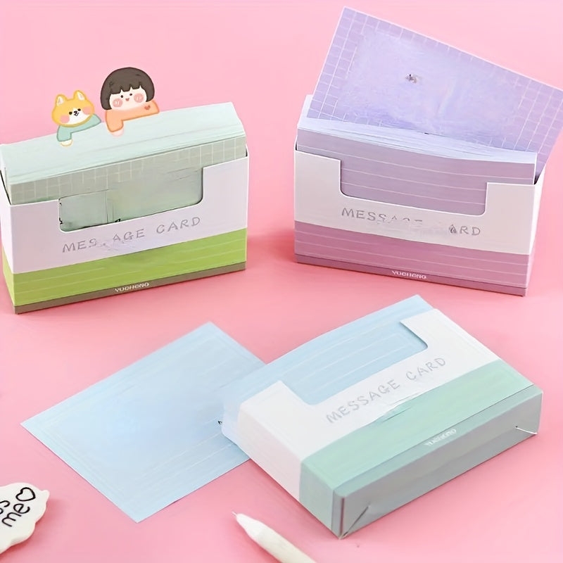 150pcs Detachable Message Paper Notebook Index Card Set School Supplies