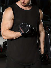 Men's Sleeveless Workout Tank Top Active Stretch Breathable Loose Fit