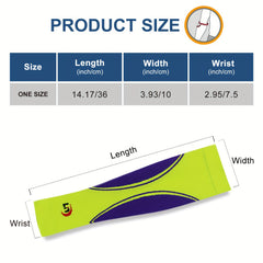 Cooling Arm Sleeves Moisture Wicking For Outdoor Driving Cycling