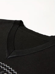 Men's V Neck Sweater Vest for Spring and Autumn