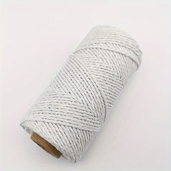 100m Cotton Rope Christmas Gift Packaging 2mm Thick Tape Vase Decoration