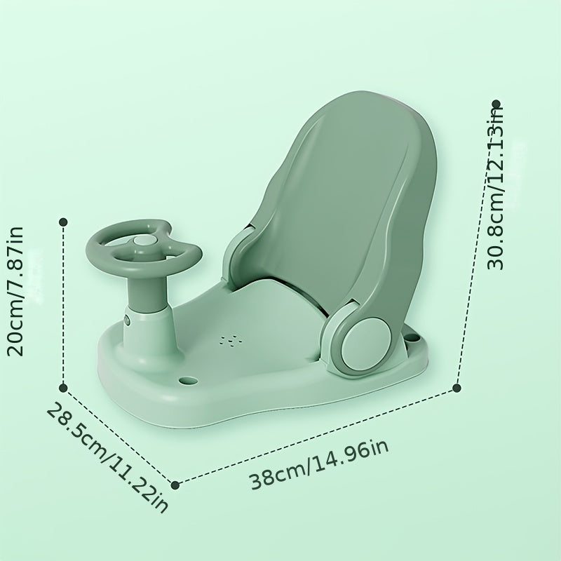 Baby Bath Seat Soft Mat with 4 Secure Suction Cups