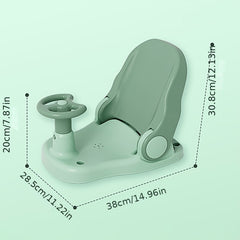 Baby Bath Seat Soft Mat with 4 Secure Suction Cups