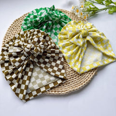 Breathable Checkerboard Hat for Baby Kids