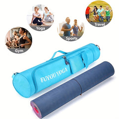 Multifunction Yoga Mat Bag With Pocket Fitness Sports Yoga Carrier Knapsack