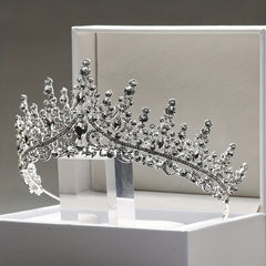 Baroque Classic Crystal Headband Crown Bridal Wedding Accessories