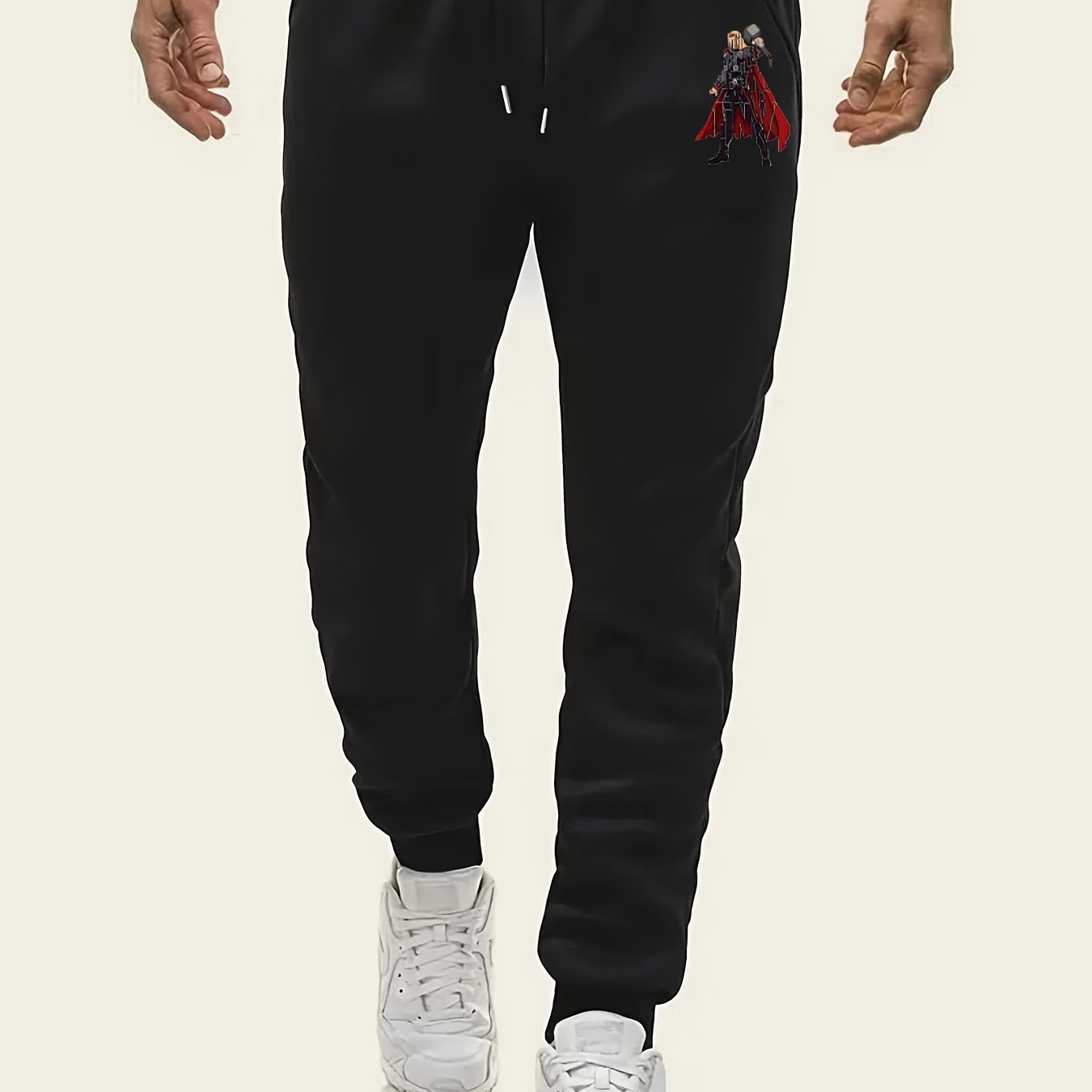 Men's Cartoon Print Sports Pants