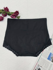 Women's Plus Lace High Rise Butt Lifting Underwear