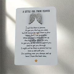 Men's Wooden Memorial Pocket Token Thoughtful Gift for Loss & Remembrance