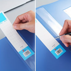 20pcs Plastic File Storage Box Document Holder Office Supplies