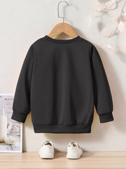 Girls Boys CELEBRATE Print Sweatshirt For Spring Fall