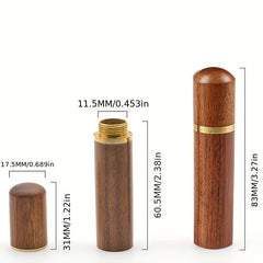 Wooden Needle Thread Box Hand Sewing Needle Tool Storage Cartridge