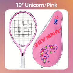 SALYWEE Aluminum Carbon Tennis Racket with Bag for Beginners