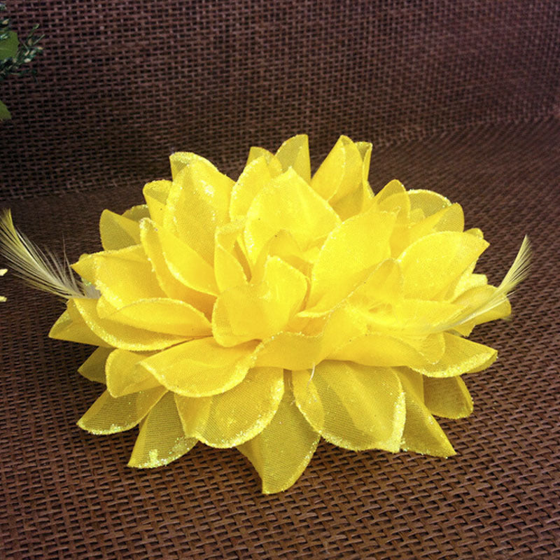 Simulation Flower Bridal Brooch Pin Wristband Pin Dual Purpose Flower Pin