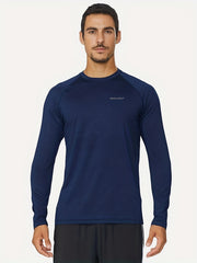 BALEAF Men's Quick Drying Long Sleeve Running Shirt