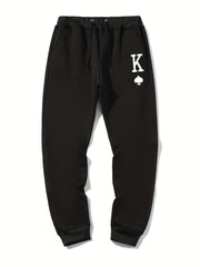 Spade K Men's Drawstring Sweatpants Loose Comfy Jogger Pants