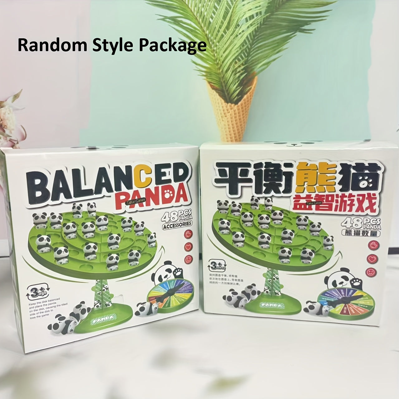 2 Player Panda Balance Game Tabletop Puzzle for Birthdays