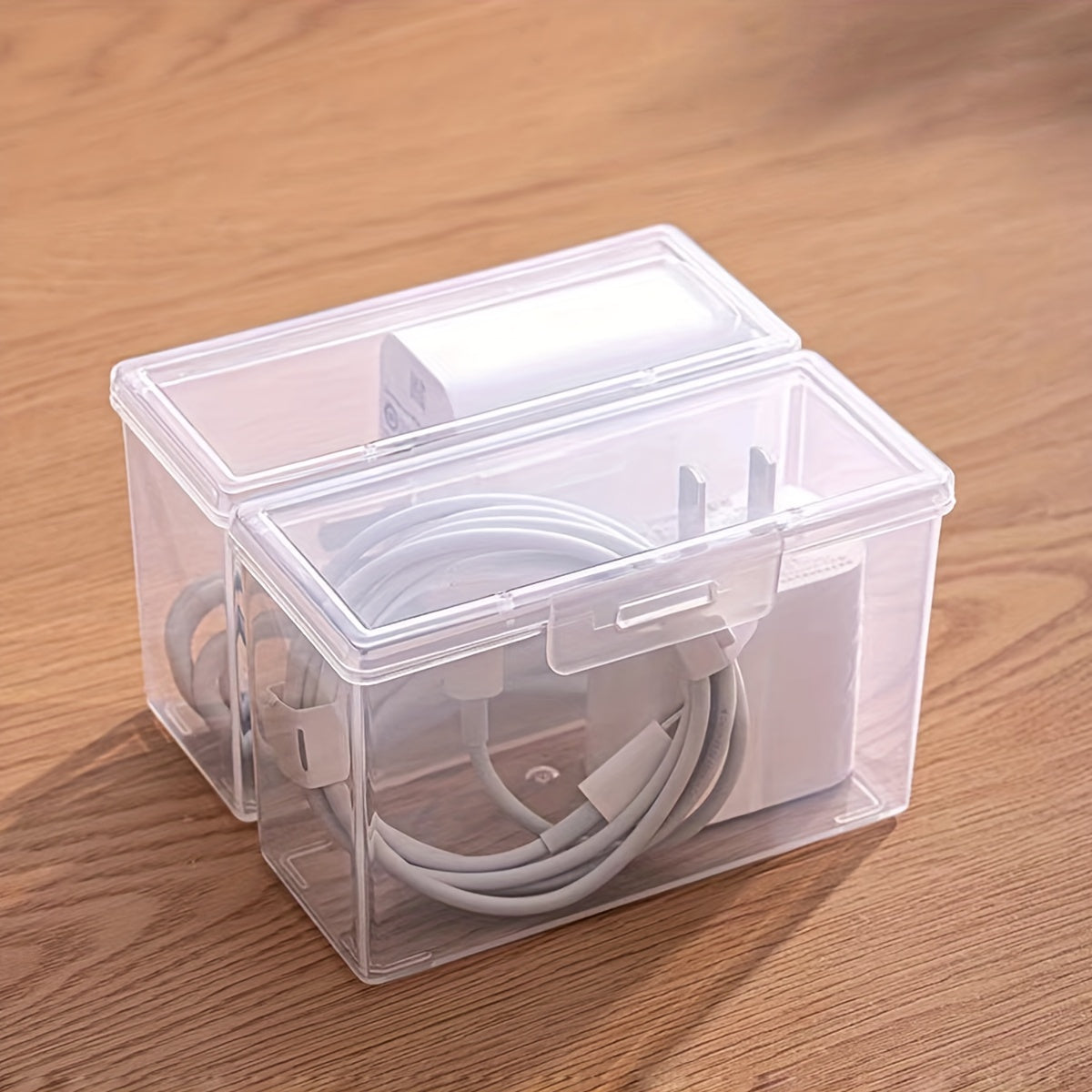 3pcs Digital Storage Box for Data Cable, U Disk, Headphone, Charger, Bank Card