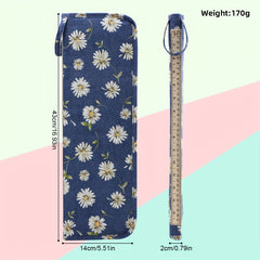 Waterproof Storage Bag for Crochet Needles and Yarn
