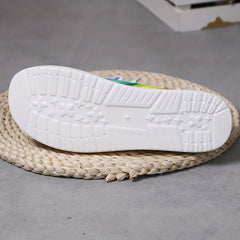 Colorful Rainbow Pattern Slip On Loafers Shoes Comfortable Canvas Sneakers