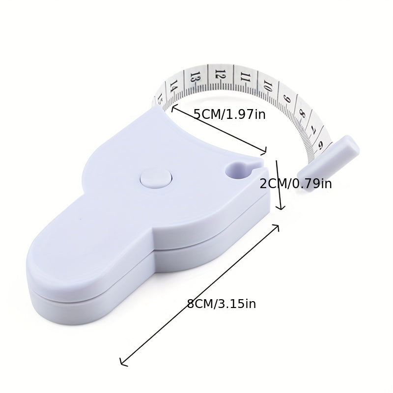 Auto Telescopic Tape Measure Body Measuring Tape Metric Tapes Sewing