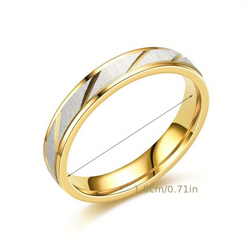 Diagonal Batch Flower Couple Ring