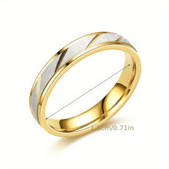 Diagonal Batch Flower Couple Ring