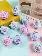 10pcs Mini Guessing Egg Toys with Chains for Parties & Events