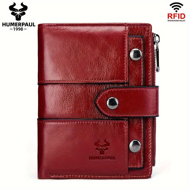 Large Capacity Leather Wallet for Women and Couples