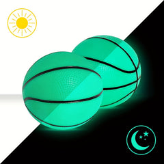 Glow Mini Basketball for Night Training Game