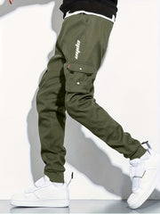 Cargo Work Pants Outdoor Loose Casual Solid Men's Pants