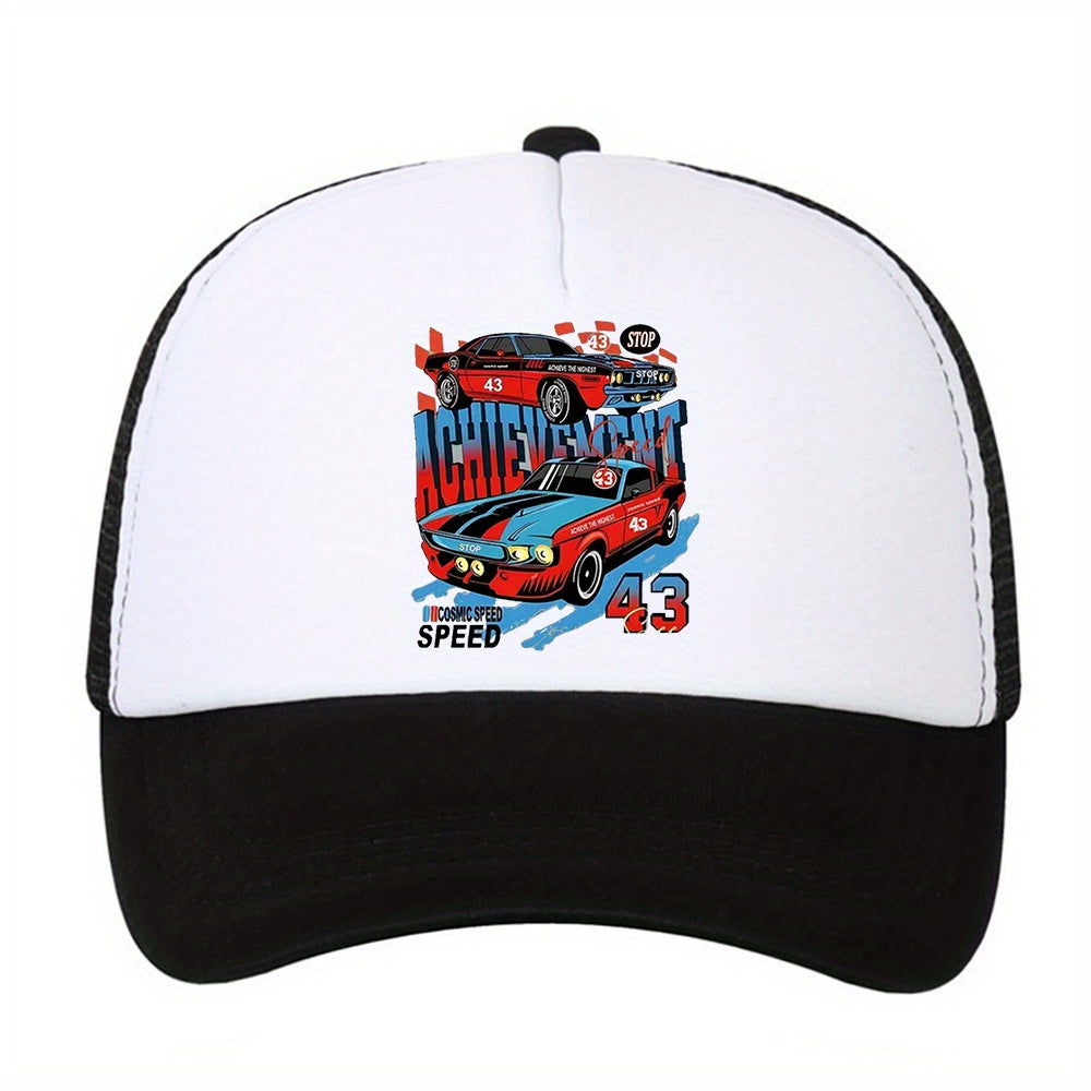 Colorful Print High Hat Baseball Cap Unisex Sunshade Hip hop Cap