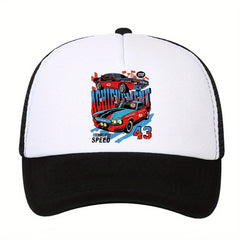 Colorful Print High Hat Baseball Cap Unisex Sunshade Hip hop Cap