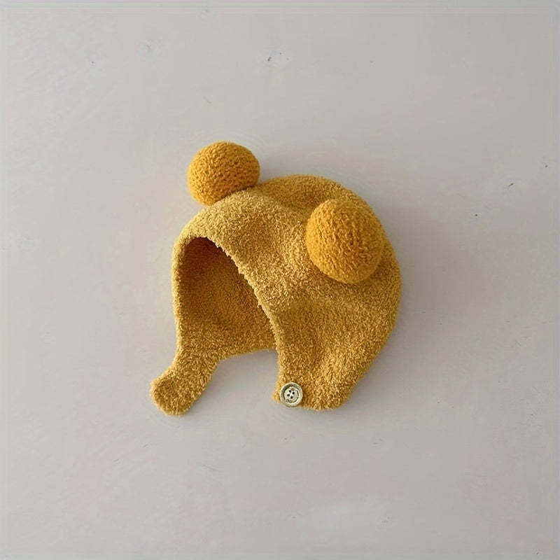 Baby Ear Protection Hat Autumn Winter Coldproof Soft Comfortable