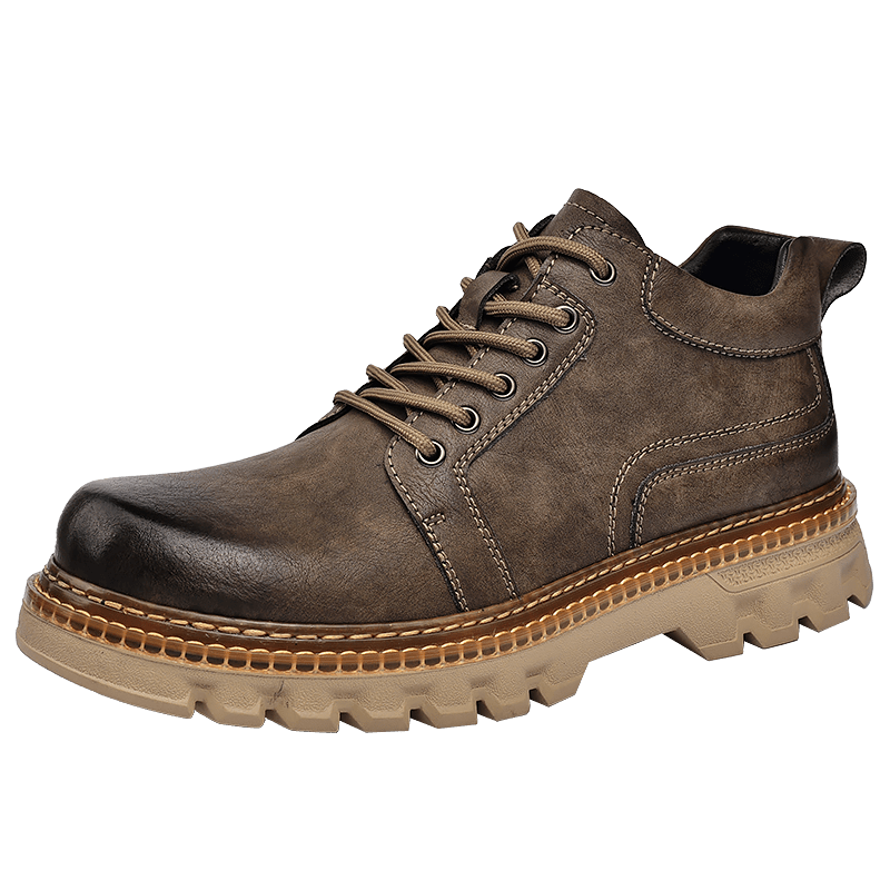Men's Lace up Ankle Boots Casual Walking Shoes