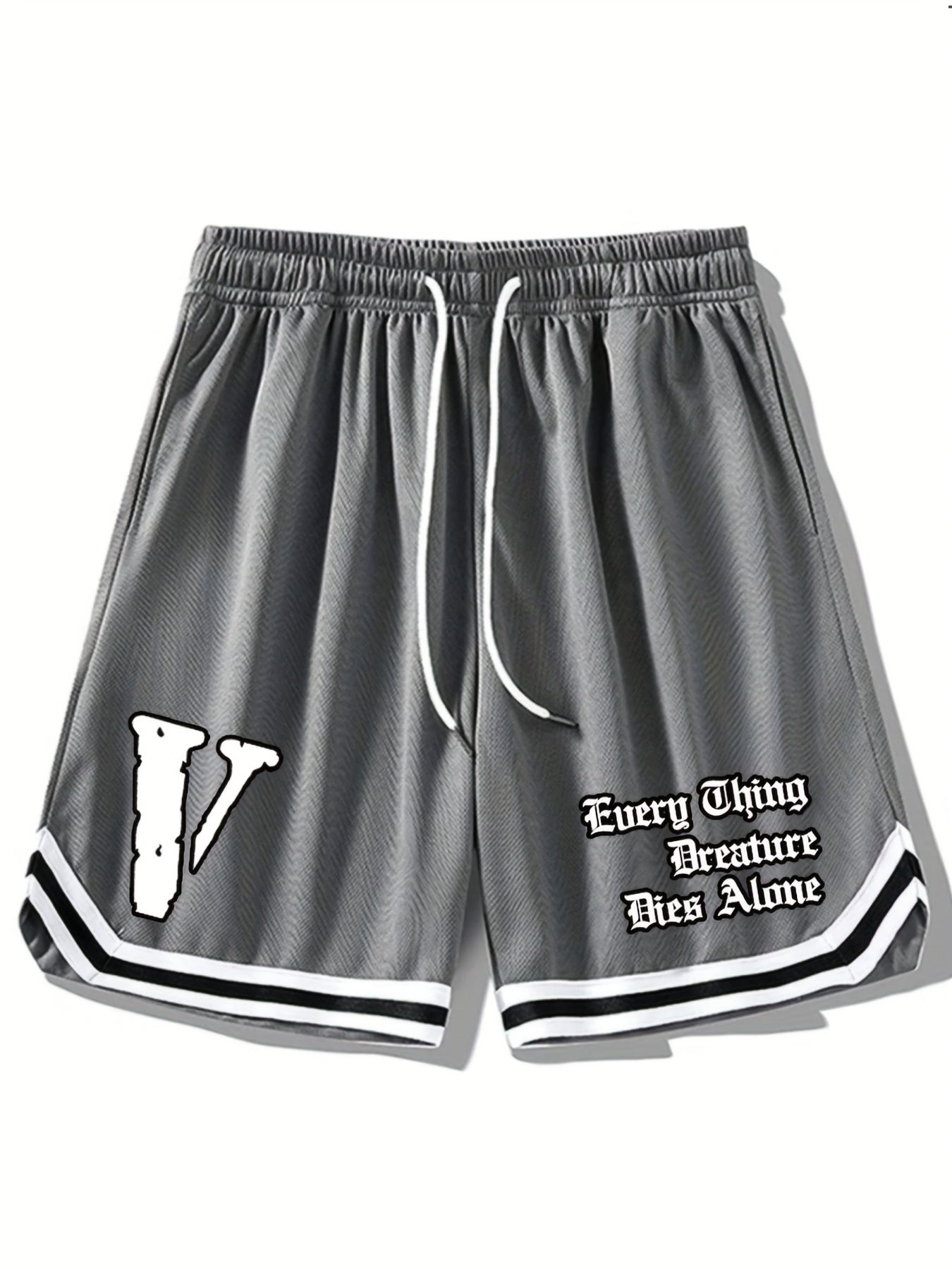 California 23 Striped Drawstring Shorts