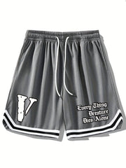 California 23 Striped Drawstring Shorts