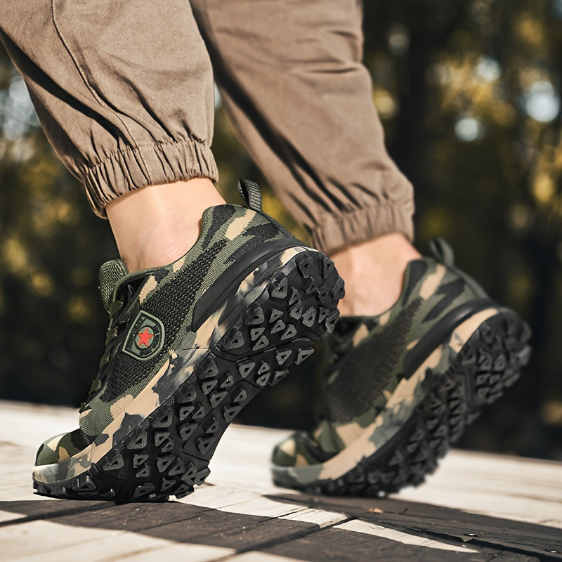 Men's Camo Sneakers Soft Sole Outdoor Shoes