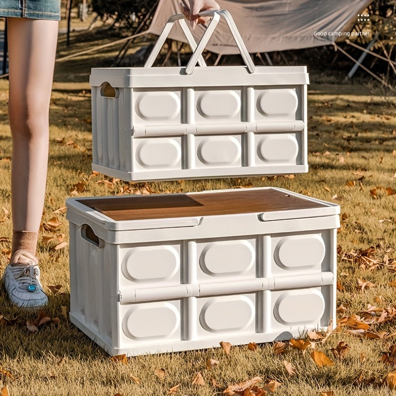 Foldable Car Trunk Storage Box for Outdoor Camping Picnics