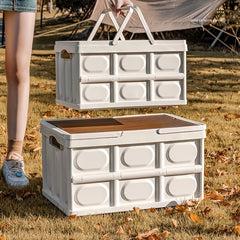 Foldable Car Trunk Storage Box for Outdoor Camping Picnics