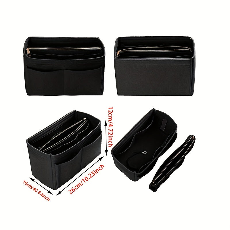 Felt Storage Pouch Insert Bag for Shoulder Bag & Backpack