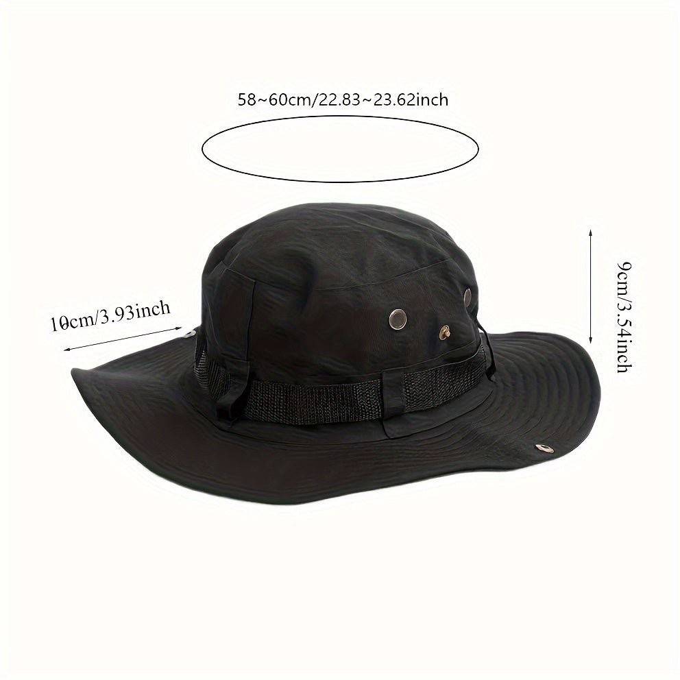 Men's Wide Brim Sun Hat for Outdoor Activities