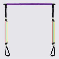 Adjustable Pilates Tension Bar for Full Body Stretching