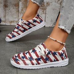 Women's Star Graphic Loafers & Striped Sneakers
