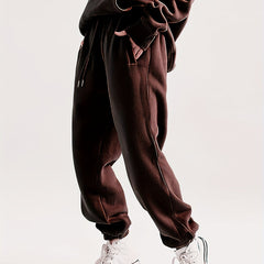 Stylish Drawstring Pockets Jogger Pants for Women
