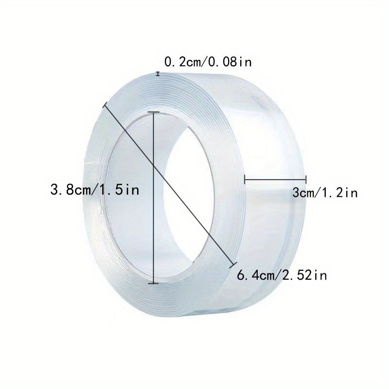Nano Tape Double Sided Adhesive Transparent Acrylic Washable Nano Glue