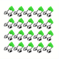 10pcs Fishing Pole Bite Indicators Twin Bells Bite Alarm